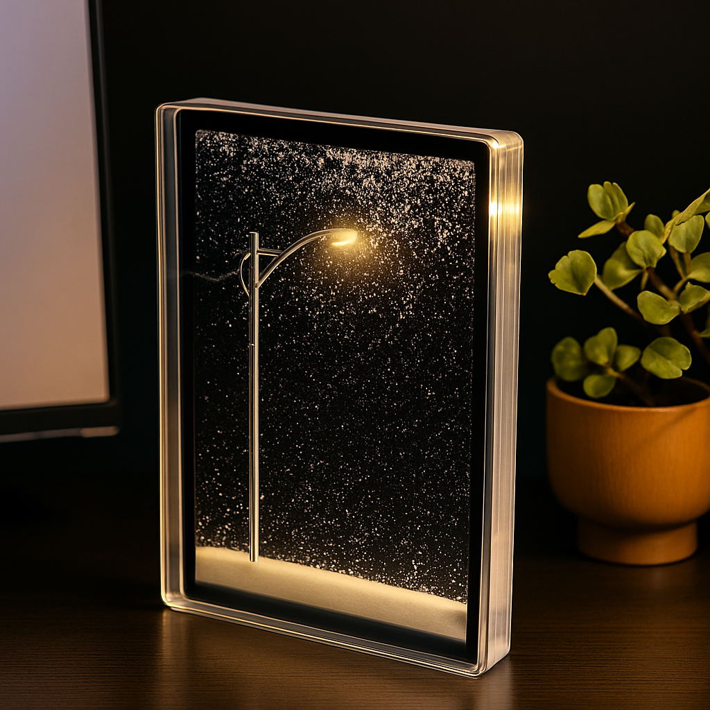 FrostTown Lite™ Snowy Desk Light